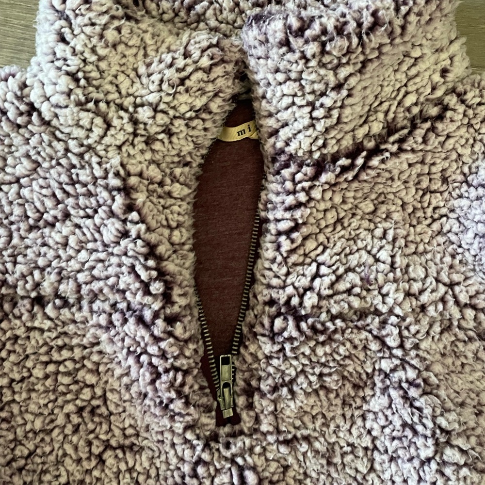 Fuzzy purple pullover - Picture 2 of 3